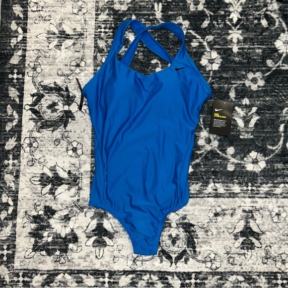 Nike Other - Nike Hydralock Blue Swimsuit